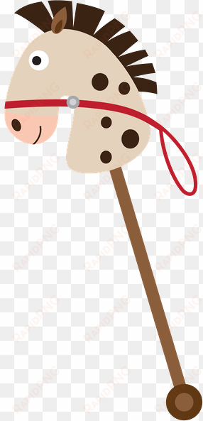 cowboy e cowgirl - free stick horse clipart
