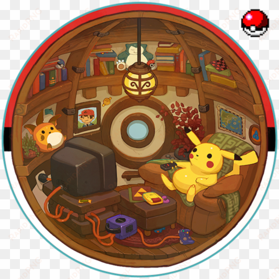 cozy pokeball by nerd-scribbles - pokeball ideal environment