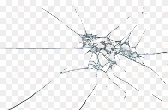 cracked glass png - broken cracked glass png