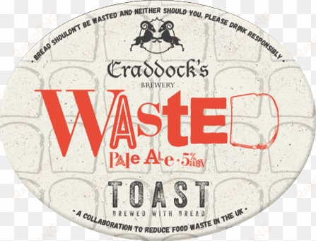craddocks toast wasted - label