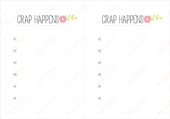 “crap happens” download here - crap happens baby shower game