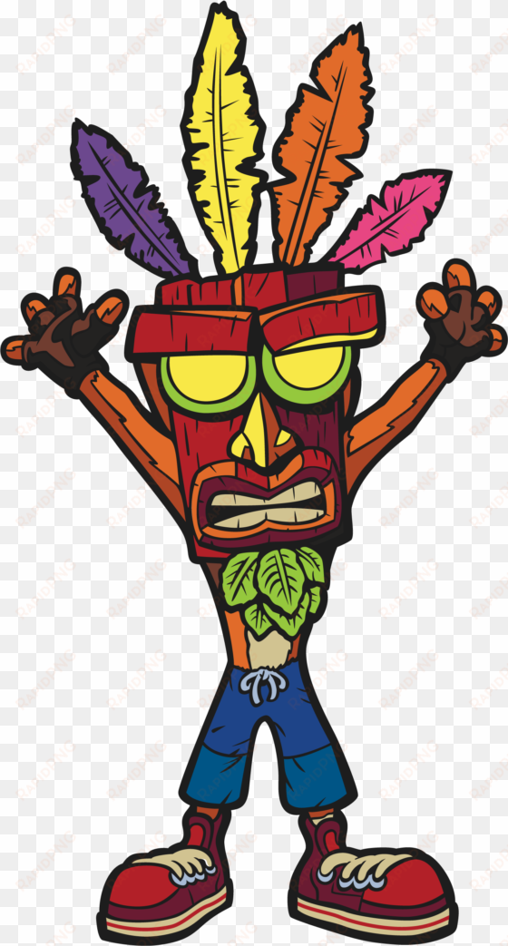 Crash Bandicoot Aku Aku - Crash Bandicoot transparent png image