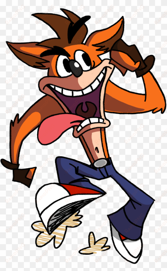 crash bandicoot by dovahnightmare - crash bandicoot fan art png