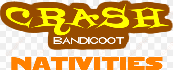 crash bandicoot nativities logo - crash bandicoot