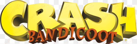 crash bandicoot official logo - crash bandicoot nsane trilogy logo png