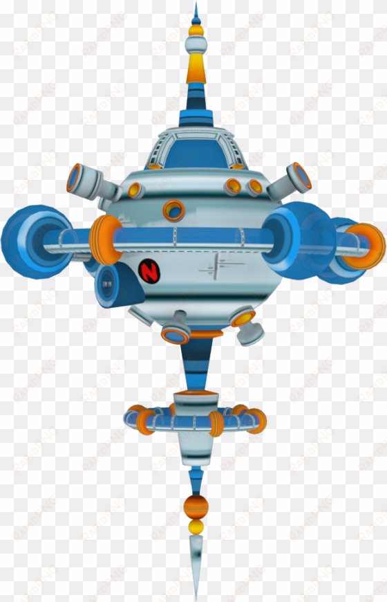 crash bandicoot the wrath of cortex space station - crash bandicoot cortex toy