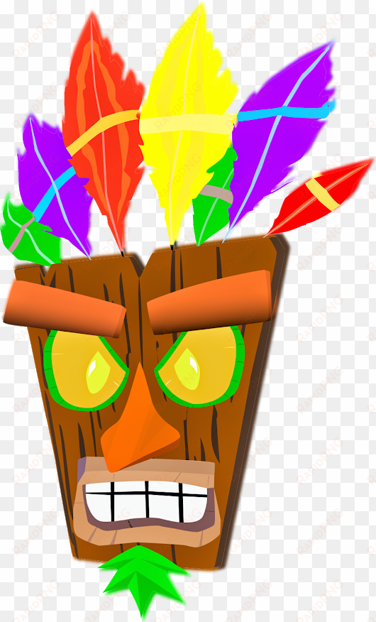 crash bandicoot uka uka png