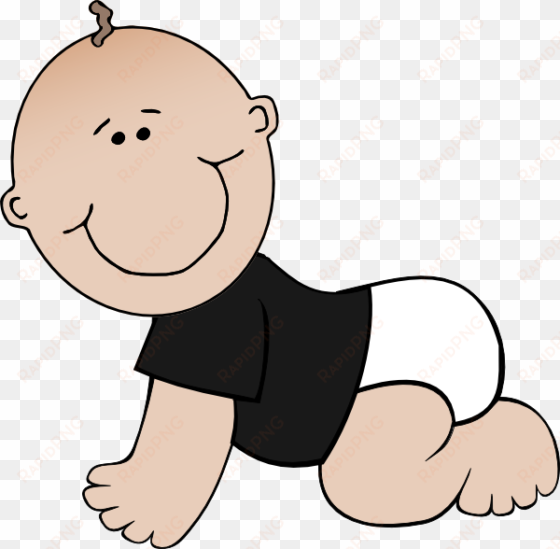 crawling baby black shirt svg clip arts 600 x 588 px