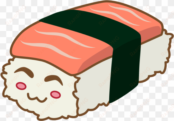 crazy cute sushi - cute sushi transparent