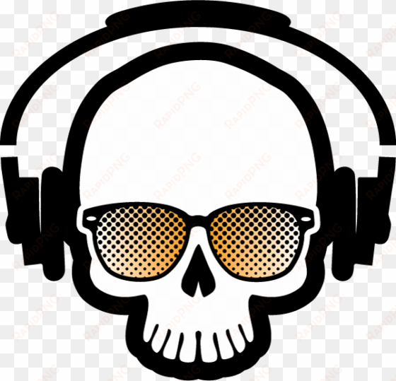 crazy skulls png png royalty free stock - skull music png