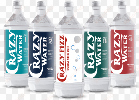 Crazy Water Bottles - Crazy Water Natural Alkaline Water, No. 2 - 33.8 Fl transparent png image