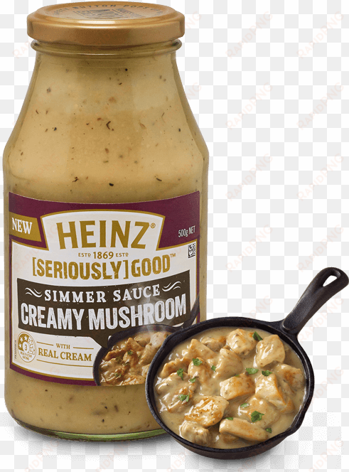 creamy mushroom simmer sauce - heinz seriously good countdown