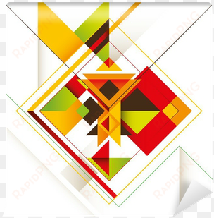 creative composition with colorful abstract shapes - abstract shapes composition