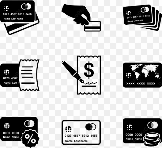 credit cards - credit icons