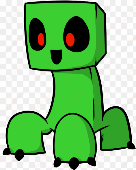 creeper - chibi minecraft creeper