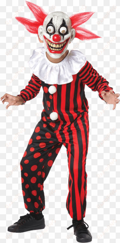 creepy clown png - killer clown costumes for kids