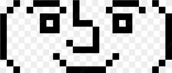 Creepy Lenny Face - Pixel Speech Bubble Kpop Png transparent png image