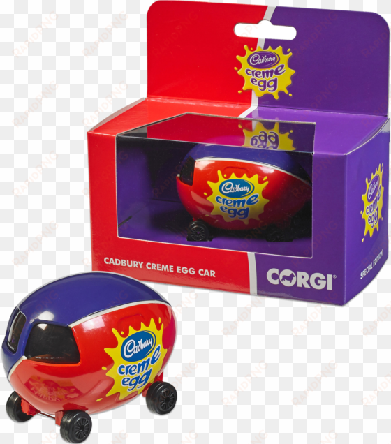 creme egg corgi car - corgi creme egg car