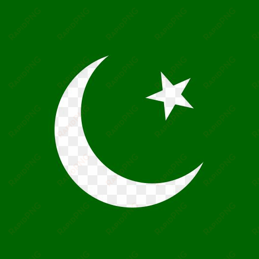 crescent and star of islam symbol transparent square - muslim flag