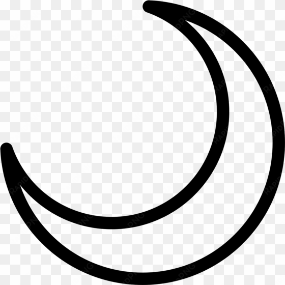 crescent moon png clip art black and white library - moon black and white