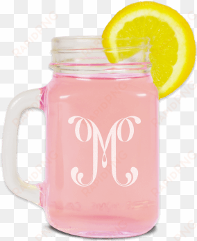 crest mason jar - bronson monogram mason jar by embossed graphics