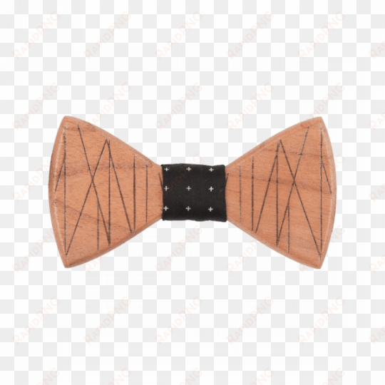 criss cross wooden bowtie - plaid