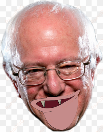 cro magnon bernie sanders make his live debut - bernie sanders face no background