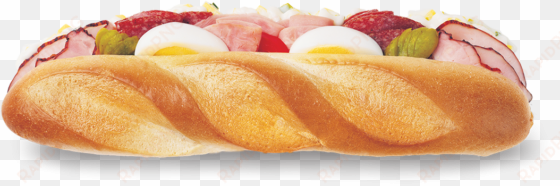 crocodille open-faced gourmet - sandwich baguette png