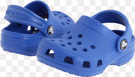 crocs basic cerulean blue - crocs kids blue