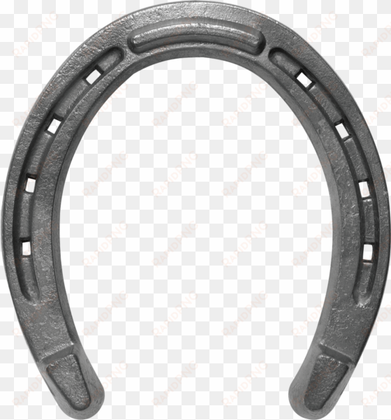 croix toe & heeled horseshoe, bottom side view - horse shoes