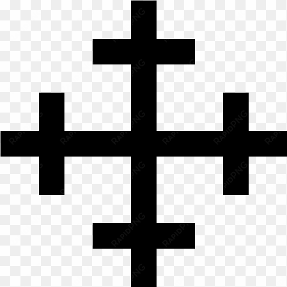 Cross Crosslet Heraldry - Cross Crosslet transparent png image