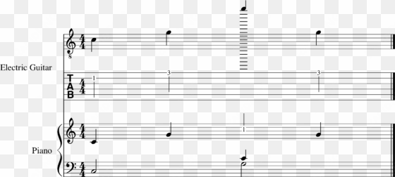 cross-staff notes don't paste well on linked tablature - cat toying with note v.2 square sticker 3" x 3"
