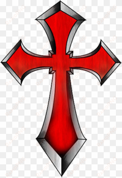 cross tattoos cut out png images - red cross tattoo design