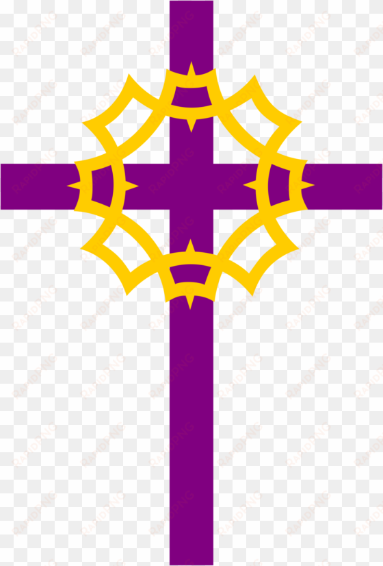 cross with crown vector