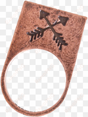 crossed arrows ring copper - coin purse