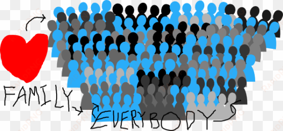 crowd family clip art - crowd of people clip art