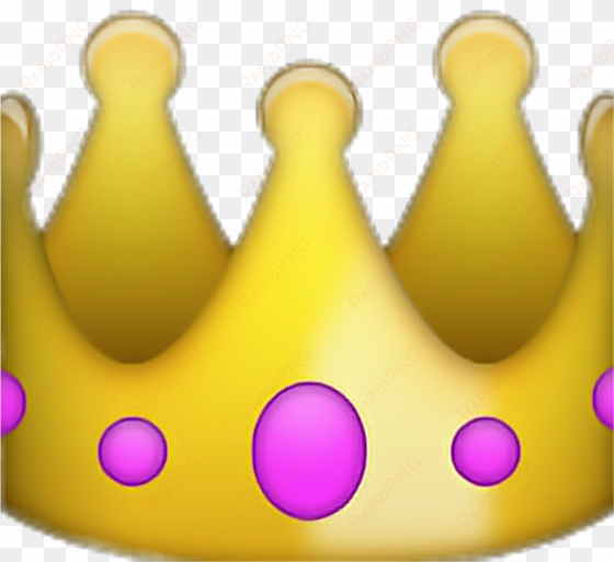 crown emoji png - transparent background iphone emoji