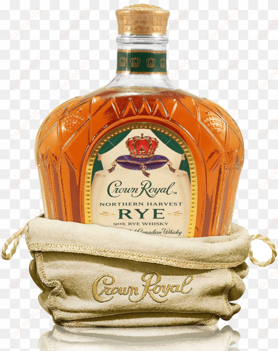 Crown Royal Nh Rye Bag - Crown Royal Northern Harvest Rye Whiskey 75cl transparent png image