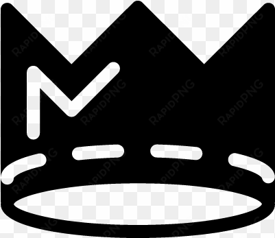 crown silhouette with white line details vector - png coroa branca