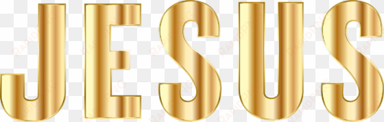 Crucifix Gold Typography Logo Christian Cross - Clip Art transparent png image