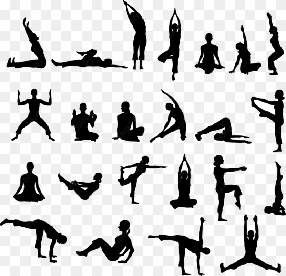 crunch exercise silhouette clipart b53c0r clipart - yoga for physical health