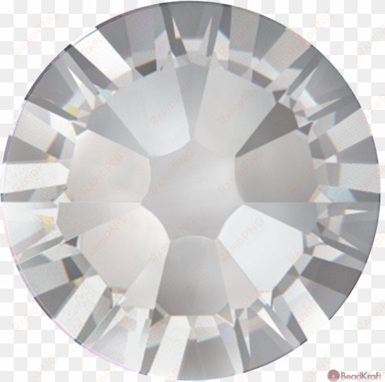 crystal-swarovski 2038 "hotfix" xilion flatback rhinestones - clear crystal swarovski