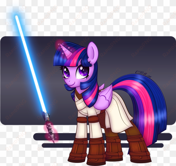 ctb-36, crossover, female, jedi, lightsaber, magic, - jedi my little pony