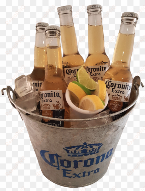 cubeta de coronas - cubetas de cervezas png