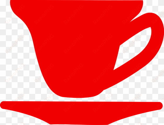 Cup Clipart Red Cup - Red Tea Cup Clipart transparent png image