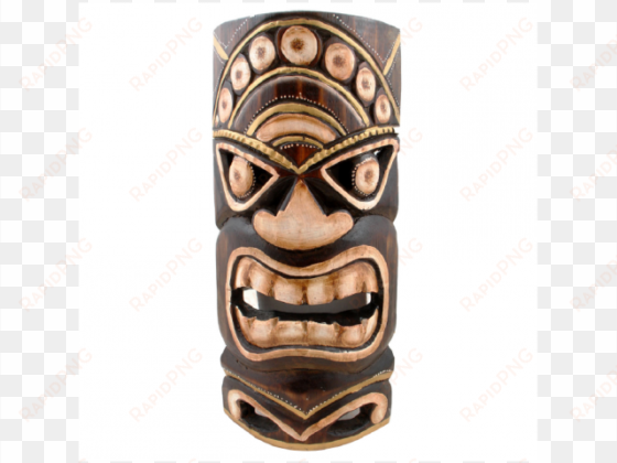 cup clipart tiki - stoneage arts handmade tiki mask (indonesia)