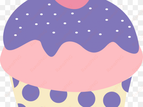 cupcake clipart candyland - clipart violet cupcake