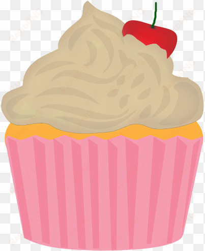 cupcake for tea or coffee - clip art