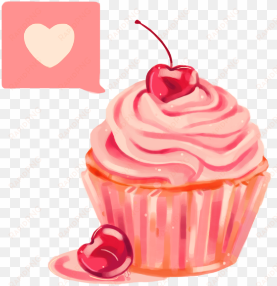 cupcake png, heart cupcakes, pink cupcakes, baked food, - cupcake png