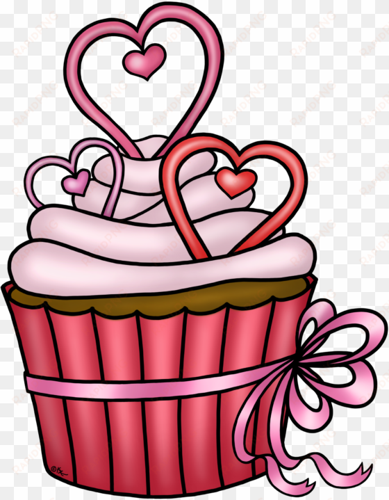 cupcakes clipart valentine's day cupcake - heart cupcakes clipart